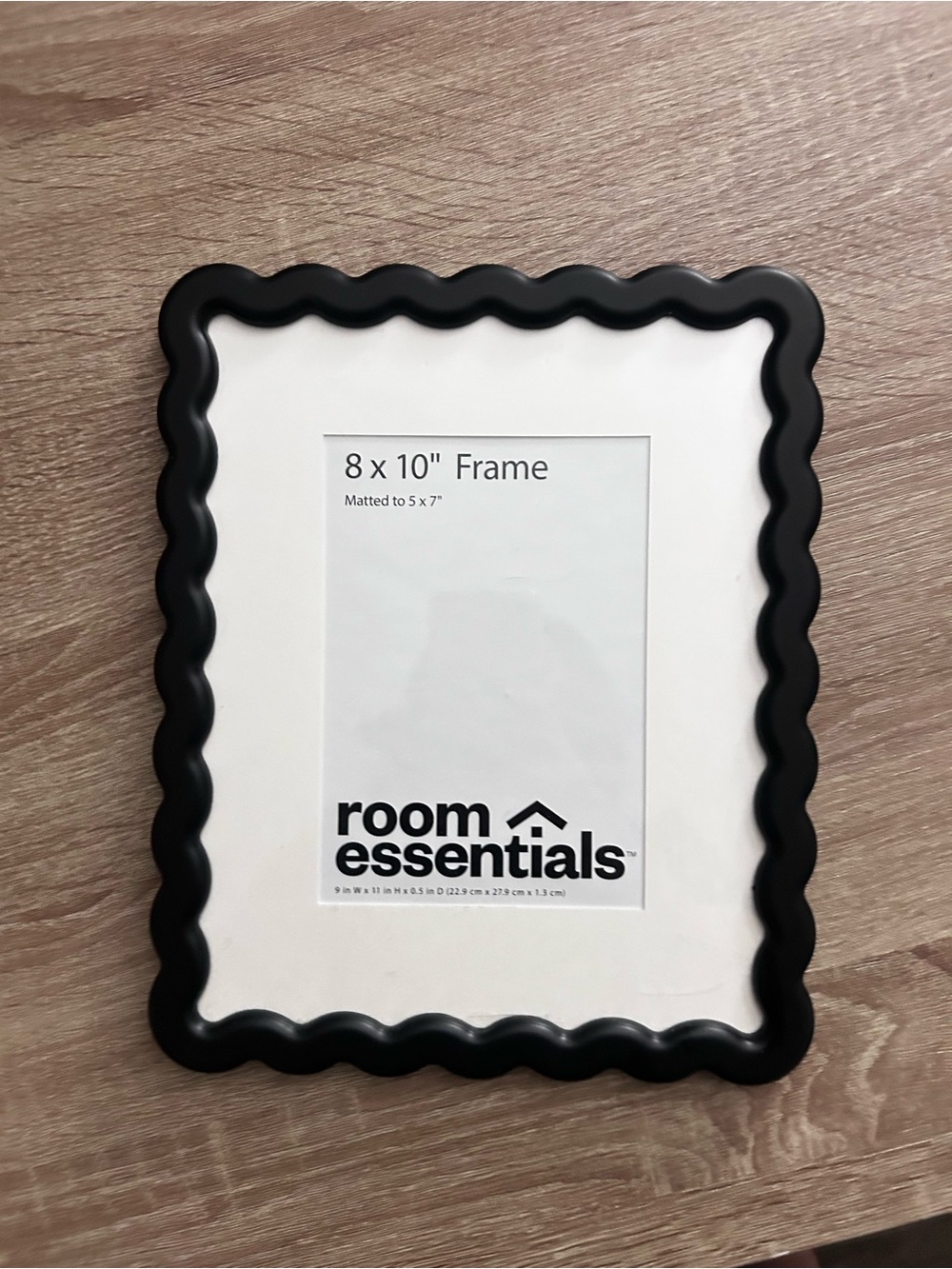 Target room essentials Black Wavy Scalloped Picture Frame